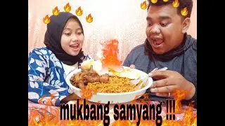 mukbang samyang ceker dimsum