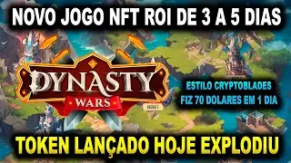 Dynasty Wars - NOVO JOGO NFT PAGANDO MUITO CORRE!