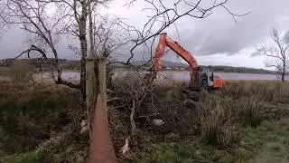 Quad & Digger Work - Honda foreman 500, Hitachi Zaxis 130 -  Gopro