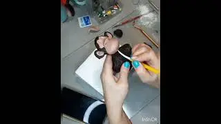 Мастер класс лепка из мастики обезьяна