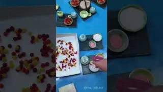 🍒Meditate with me! An easy way to make miniature cherries for a dollhouse #diy