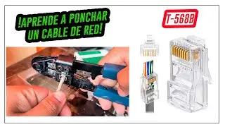 Cómo poner un conector RJ45 a un cable de red | Guía T-568B paso a paso