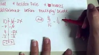 Two Step Equations