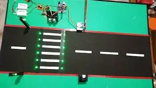 Smart Zebra crossing and automatic gate open and close system project