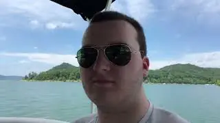 on a boat