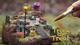 I made a Pokemon Halloween Diorama 🎃👻