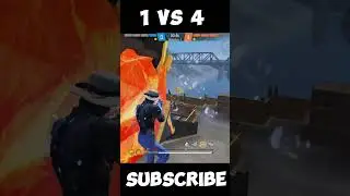 1 VS 4 CLUTCH SQUAD WIPE 🥵 WAIT FOR END 🥶 #shorts #shortfeed #arisudanyt #trending #b2k #ironicff