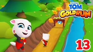 Talking Tom Gold Run Gameplay Walkthrough Part 13 (Android/iOS) Carnival Angela - Full Screen
