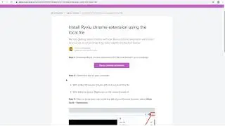 How to install the Ryviu chrome extension using the local file?