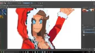 Lol Skin Idea: Snow Day Cassiopeia Speedpaint [Krita]
