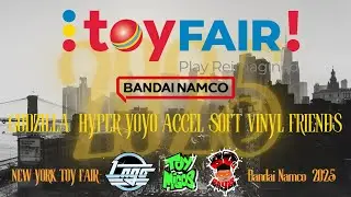 ToyFair 2025 Bandai Namco Godzilla  Hyper Yoyo Accel Soft Vinyl Friends