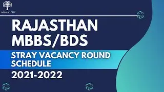 Rajasthan stray vacancy  round schedule 2021-2022
