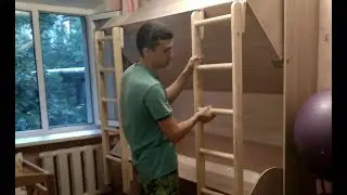 Двухъярусная складная кровать своими руками