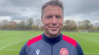 Menno van Dam før pokalkampen