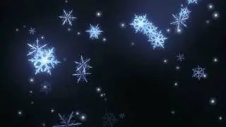 CRYSTAL CLEAR SNOW FLAKES FALLING EFFECT