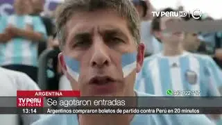 Argentina-Perú: Entradas en La Bombonera se agotaron en veinte minutos