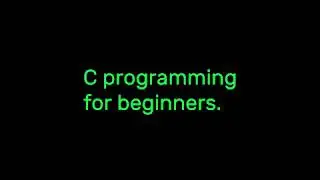 Introduction to C programming (using git)
