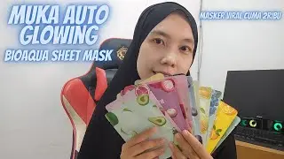 REVIEW MASKER VIRAL SHEET MASK BIOAQUA || REKOMENDED