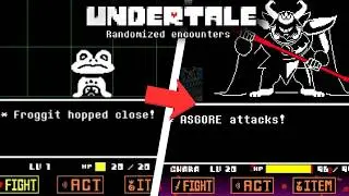 Undertale but Every Encounter is RANDOM | Undertale mod