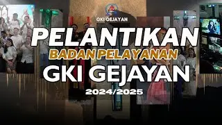 Pelantikan Badan Pelayanan GKI Gejayan Periode 2024 - 2026 | 2 November 2024 - 16.00 | Pdt. Ratna IW