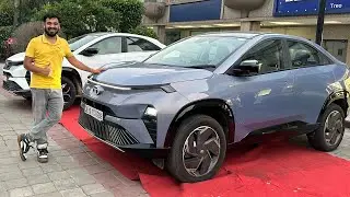 66+ Mileage 😲 New Launch Tata Curvv Ev | 17 Lakh | 585 Km Range 🔥 40 Min me Charge ||Earth Safe