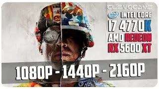 CALL OF DUTY COLD WAR - RX 5600 XT 6GB + i7 4770K + 16GB RAM | 1080p - 1440p - 2160p | СlevoGame