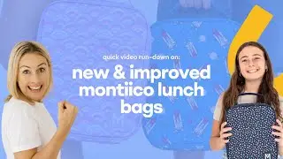 Brand New & Improved MontiiCo Lunch Bags | Review them with ME!