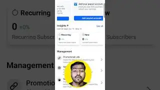 Facebook Ad Payout Account 🔥🤫And Subscription setup #shorts #short #trending #viral #facebook #tech