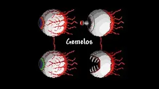 Gemelos  - Modo maestro / Melee - Terraria