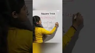 Square Trick | Maths short trick #mathsbyvaishali #maths #mathstricks #quickmathtrick