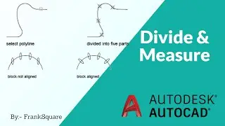 Divide & Measure Use in Autocad