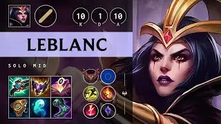 LeBlanc Mid vs Aurora: Legendary - EUW Grandmaster Patch 25.S1.1