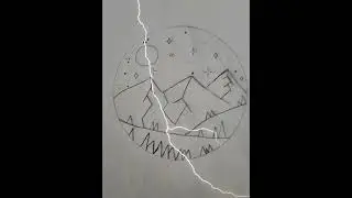 mountain drawing ✨️