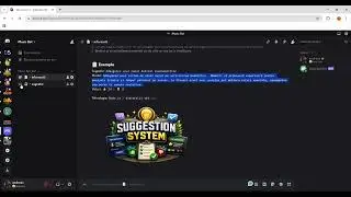 [DISCORD BOT] Suggestion System v1.0
