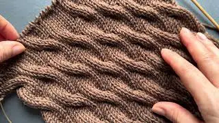 ✨ Luxurious braids without ties: the secret to perfect knitting! 🧶