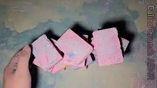 Crunchy and Powdery Bars • Calico Crunch ASMR