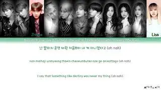 How Would BTS and BLACKPINK Sing  Boy With Luv  by BTS feat  Halsey 「Fanmade, not BLACKPINK's Voice」