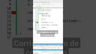 Corrigindo erro de compilação