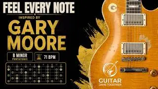 The Most Beautiful B Minor Ballad | Slow Blues Jam with Gary Moore Vibes