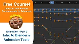 Intro To Blender's Animation Tools.  (Animation - Part 2)