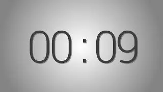 9 Seconds countdown Timer - 5 beep at the end | Simple Timer (nine sec)