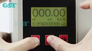 How to adjust brightness of magnetic BTU meter