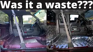 Fully Sound Proofing my 7.3 Powerstroke