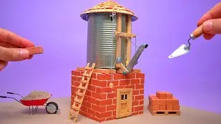Amazing WATER STATION MODEL built with Mini Bricks and Recyclable Materials