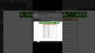 4 ways of text join in Excel 