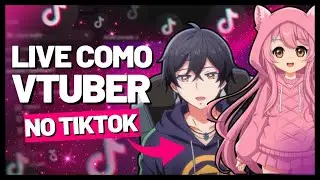 como CRIAR VTUBER e fazer LIVE vtuber no tiktok em 2024 usando o TIKTOK LIVE STUDIO