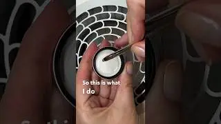 How I Prep https://amzn.to/3POz3yY a brush for gel application (and how I clean it)