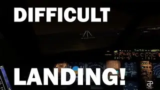 Landing in Difficult Conditions into Dulles | A320 | #msfs2020