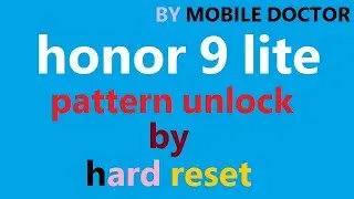 honor lld al10 hard reset