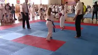 2018.04.15 ЧУ WKC г. Днепр | кумитэ 8-9 лет ж | ЯКУБИНСКАЯ | 2 поединок